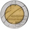 Купить Сан-Марино 500 лир 1990 "1600 лет истории"