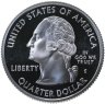 Купить США 25 центов (квотер, 1/4 доллара, quarter dollar) 2005 S Proof Миннесота (Minnesota), знак монетного двора "S" - Сан-Франциско