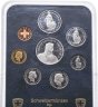 Купить Швейцария 1989 годовой набор из 8-ми монет в оригинальной пластиковой упаковке