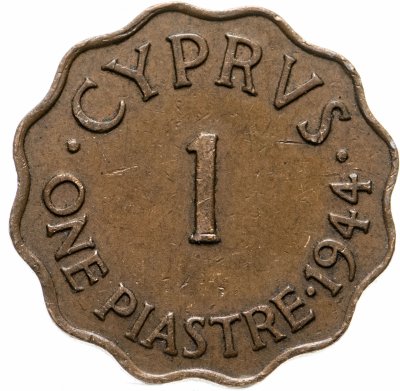 купить Кипр 1 пиастр (piastre) 1944