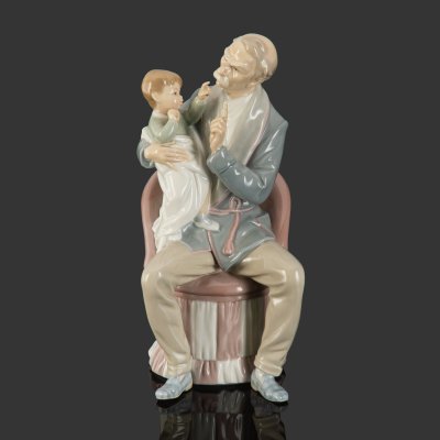 купить Статуэтка "Не шали, внучок!", фарфор, роспись, Lladro, Испания, 1971-1974 гг.