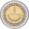 Купить Ливия 1/2 динара (dinar) 2004