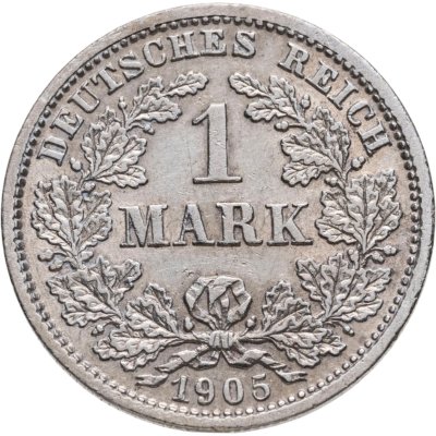 купить Германия 1 марка (mark) 1905 D знак монетного двора: "D" - Мюнхен
