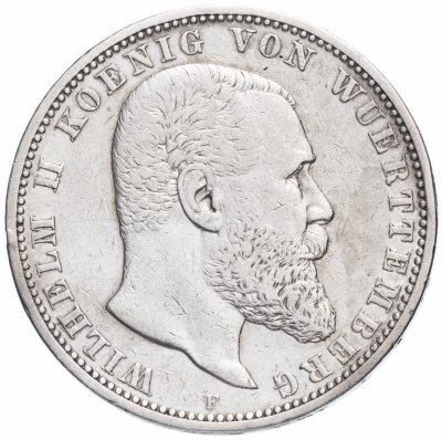 купить Германия (Вюртемберг) 5 марок (mark) 1901