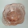 Купить Салатник карамельного оттенка с рельефным декором, стекло, СССР, 1960-1990 гг.