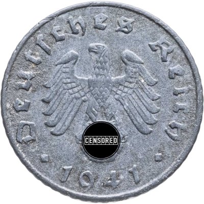 купить Германия, Третий рейх 5 рейхспфеннигов 1941 "А"