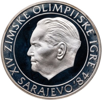 купить Югославия 250 динаров (динара, dinara) 1984 XIV зимние Олимпийские игры, Сараево 1984 - Тито
