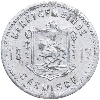 купить Германия, Гармиш 10 пфеннигов 1917