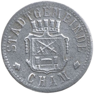 купить Германия, Чам 10 пфеннигов 1917