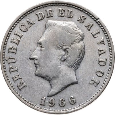 купить Сальвадор 5 сентаво (centavos) 1966