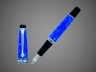 Купить Перьевая ручка Aurora Mini Acqua Blue CT, перо — F, в подарочной коробке, Лаки и смолы: смола, хром, 2026 г.