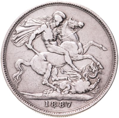 купить Великобритания 1 крона 1887