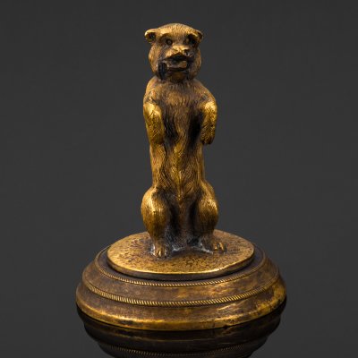 купить Статуэтка "Собака на задних лапах", бронза, литье, Европа, 1880-1910 гг.