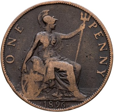 купить Великобритания 1 пенни (penny) 1896