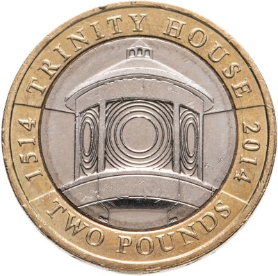 купить Великобритания 2 фунта 2014 "500 лет Trinity House"