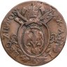 Купить Папская область 1/2 байокко (mezzo baiocco) 1824