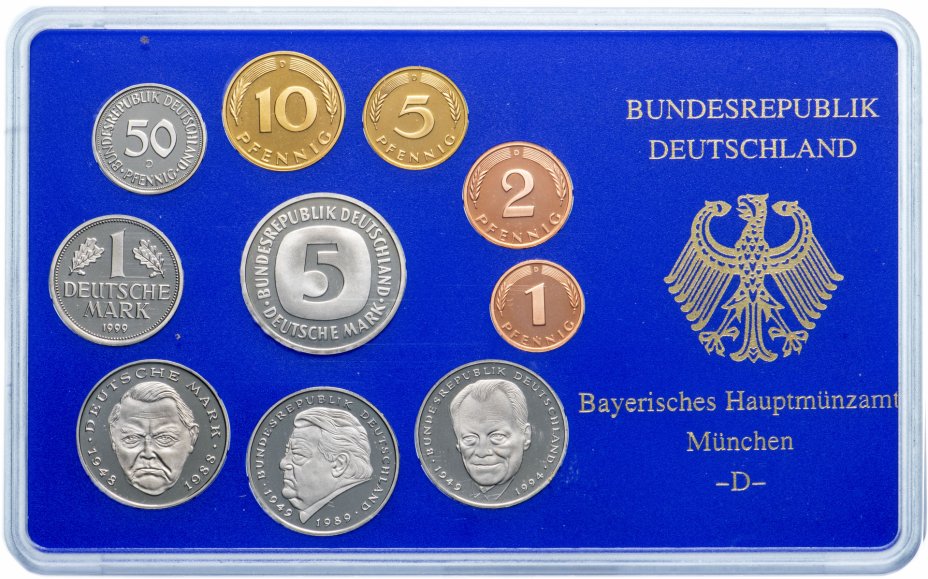 купить Германия набор из 10 монет 1999