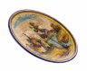 Купить Тарелка настенная с живописным видом, керамика, роспись, фирма "Fima Deruta", Италия, 1980-2000 гг.