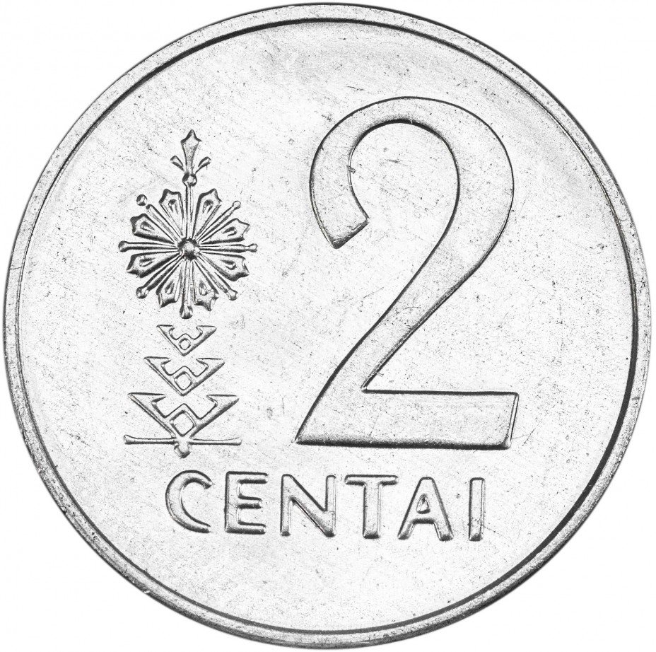 купить Литва 2 цента 1991