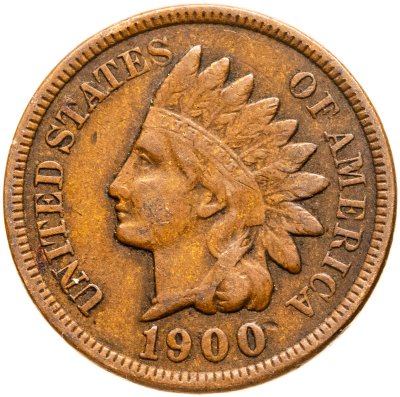 купить США 1 цент 1900 "Indian Head Cent"