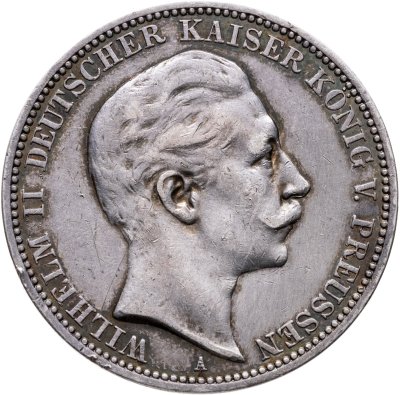 купить Германия, Пруссия 3 марки (mark) 1910 A