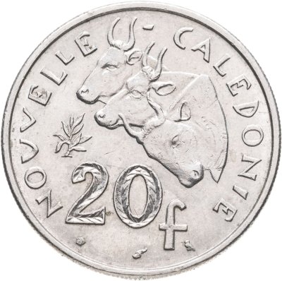 купить Новая Каледония 20 франков (francs) 1970