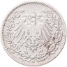 Купить Германия 1/2 марки 1906, знак монетного двора: "D" - Мюнхен