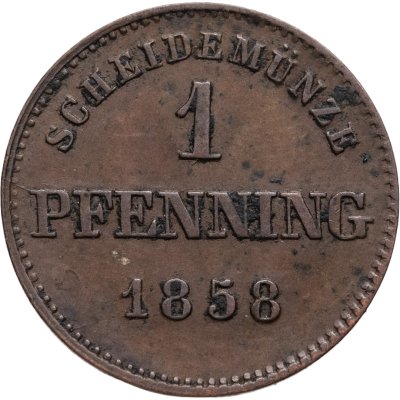 купить Бавария 1 пфенниг 1858