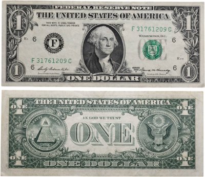 купить США 1 доллар 1969А года (Pick 349b) F-Атланта