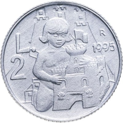 купить Сан-Марино 2 лиры (lire) 1995