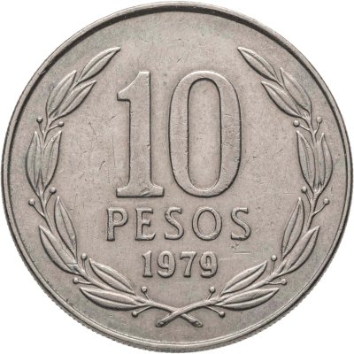 купить Чили 10 песо (pesos) 1979