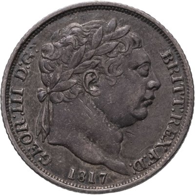 купить Великобритания 1 шиллинг 1817 Георг III
