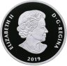 Купить Канада 20 долларов 2019 "Свет парламентского холма" в футляре, с сертификатом