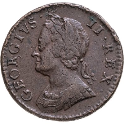 купить Великобритания 1 фартинг 1754