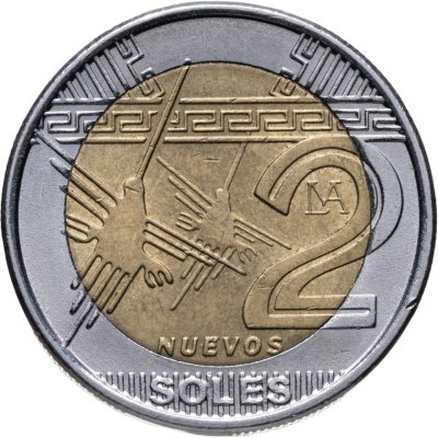 купить Перу 2 новых соля (nuevos soles) 2012