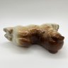 Купить Статуэтка "Чау-чау", скульптор П.П. Веселов, фарфор, аэрография, Ленинградский фарфоровый завод (ЛФЗ), СССР, 1970-1990 гг.