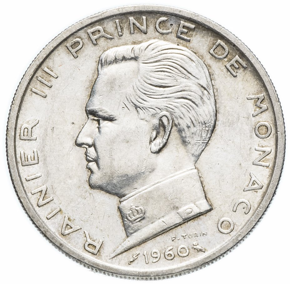 Франк 1960. Монеты Монако.