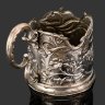 Купить Подстаканник, украшенный растительным декором, медь, серебрение, Московский платиновый завод «Платиноприбор» (МПЗ), СССР, 1920-1930 гг.