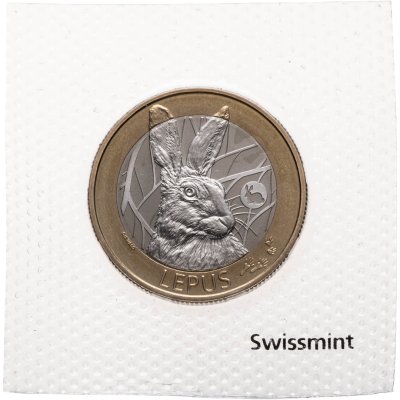 купить Швейцария 10 франков 2020 "Фауна Швейцарии - Заяц" в запайке