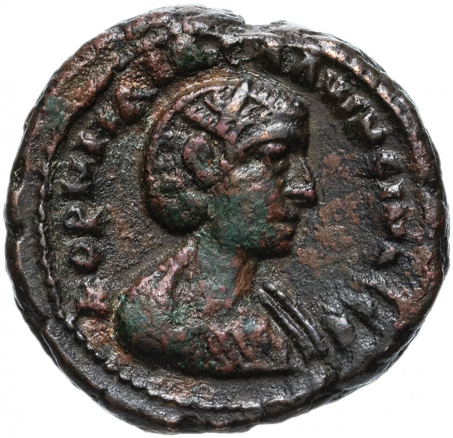 купить Римская империя, провинция Египет, Салонина супруга Галлиена, 254-268 годы, Тетрадрахма.