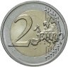Купить Люксембург 2 евро 2022 50 лет флагу Люксембурга