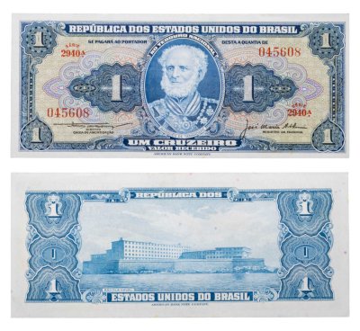купить Бразилия 1 крузейро 1944