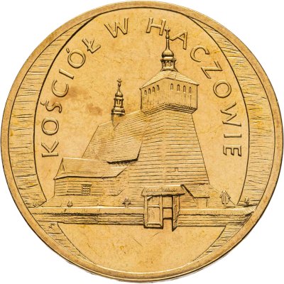 купить Польша 2 злотых 2006 "Памятники Польши - Церковь в Хачуве"