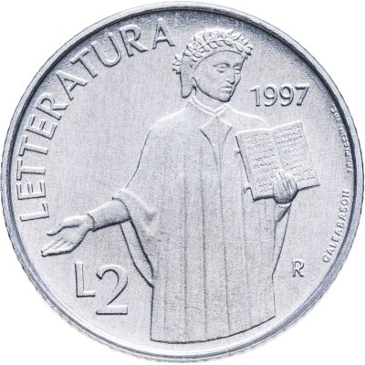 купить Сан-Марино 2 лиры (lire) 1997