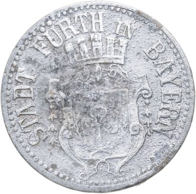 купить Германия, Фюрт 10 пфеннигов 1917