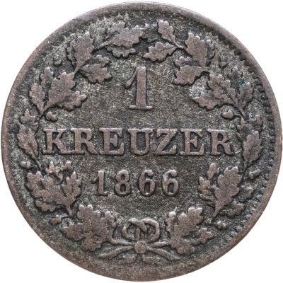 купить Бавария 1 крейцер 1866