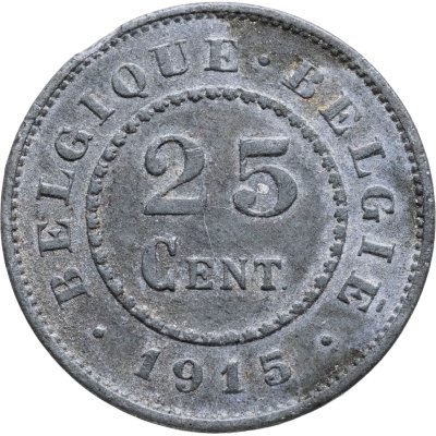 купить Бельгия 25 сантимов (centimes) 1915