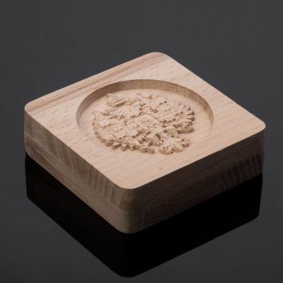 купить Футляр деревянный для 1 монеты (слэб бука, массив)