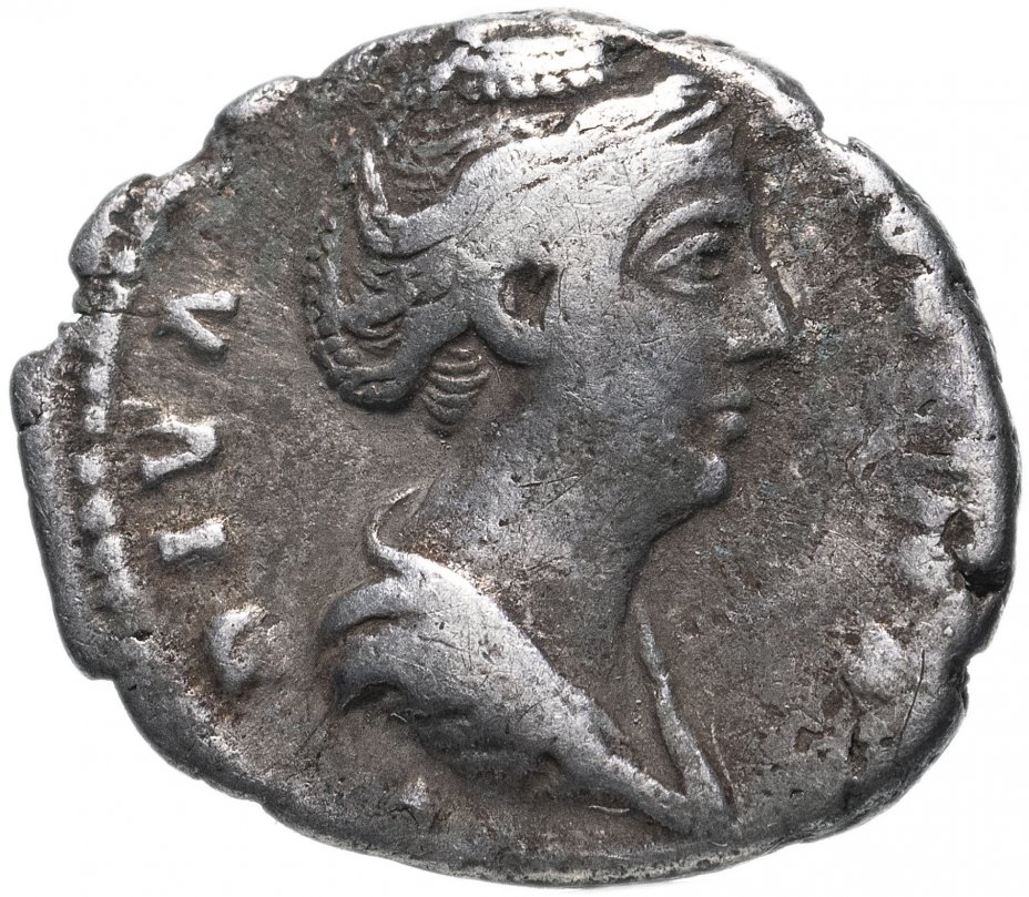 купить Римская Империя, Фаустина Старшая 138-141 гг, Денарий. (посмертный чекан)