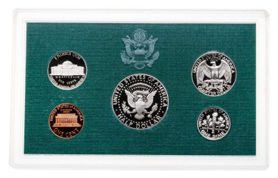 купить США, официальный набор 5-ти монет 1998 года Proof в футляре